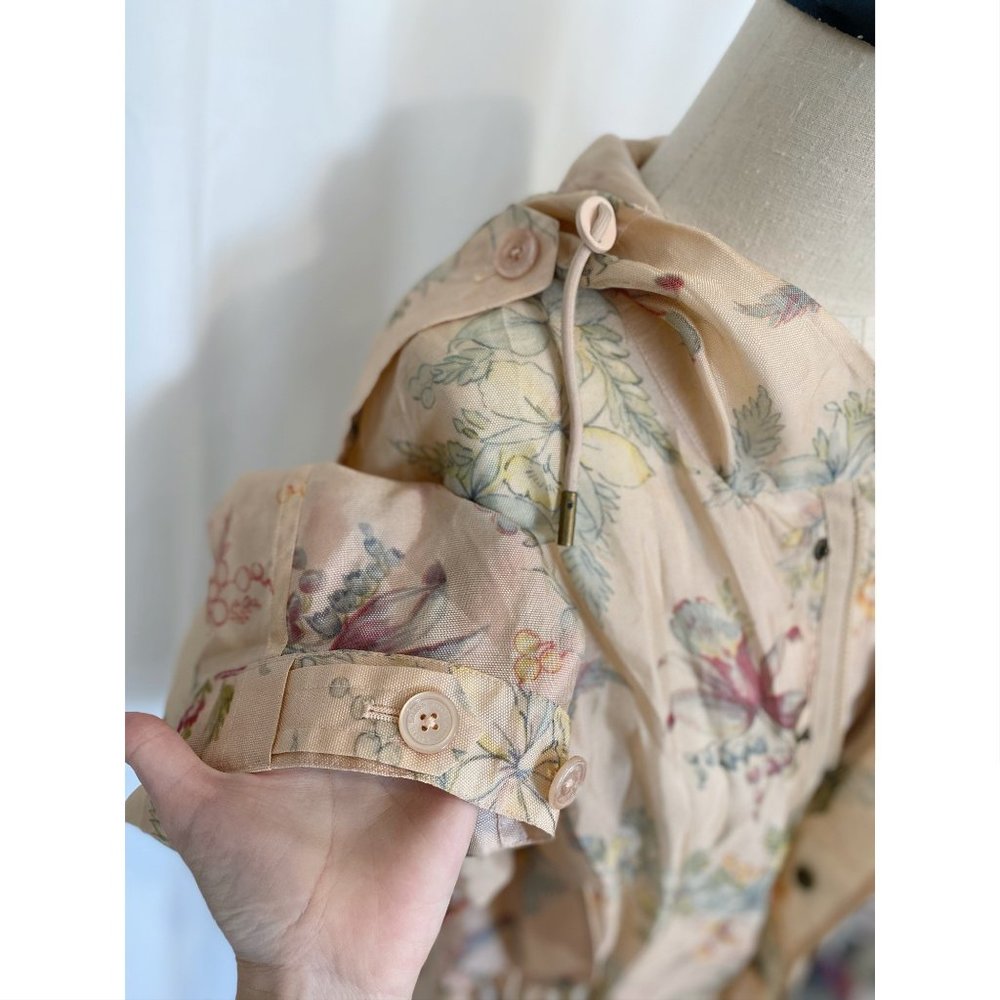 Ralph Lauren Purple Label Silk Organza Floral Orch - Picture 6 of 15